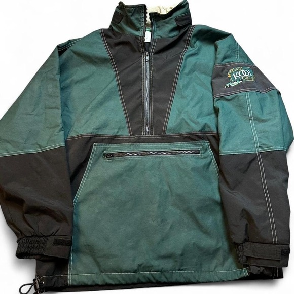 Other - Vintage Team Kool Green cigarette advertising windbreaker jacket hooded medium
